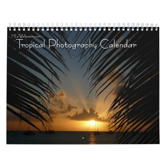 12 månaders Tropical Photography, tredje utgåvan Kalender (Omslag)