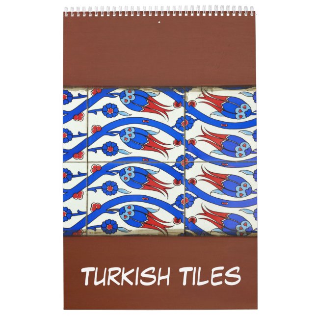 12 månaders turkiska plattor kalender (Omslag)