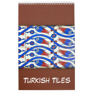 12 månaders turkiska plattor kalender
