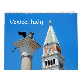 12 månaders Venedig Photo Calendar Kalender