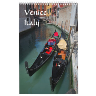 12 månaders Venedig Photo Calendar Kalender