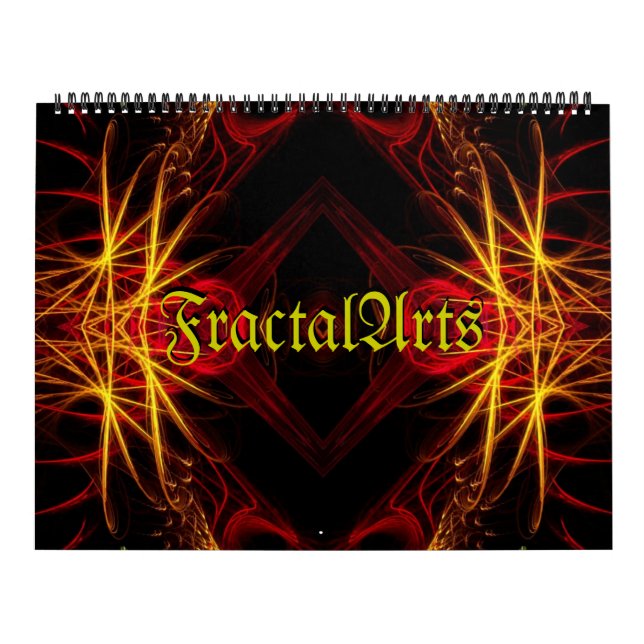 12-månaderskalender för huvudkonst kalender (Omslag)