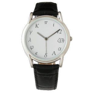 12 Matematiska konstanter Armbandsur