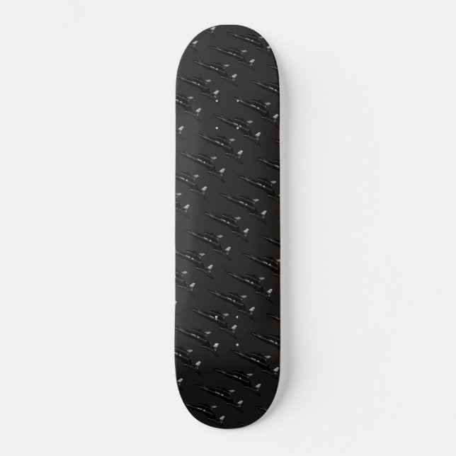 12 MINI SKATEBOARD BRÄDA 18,5 CM (Framsida)