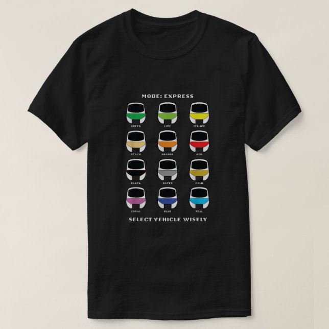 12 Monorails Mode Express Select Fordon Wisely1 T Shirt (Design framsida)