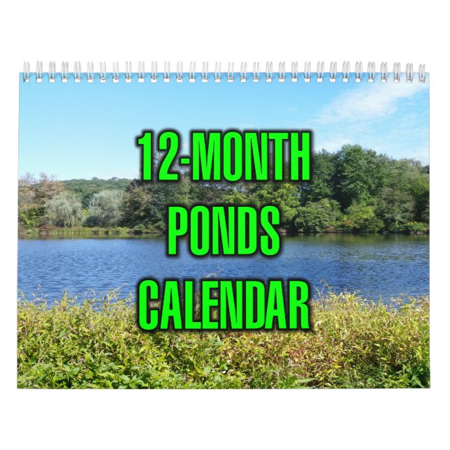 12-Month Ponds Kalender (Omslag)