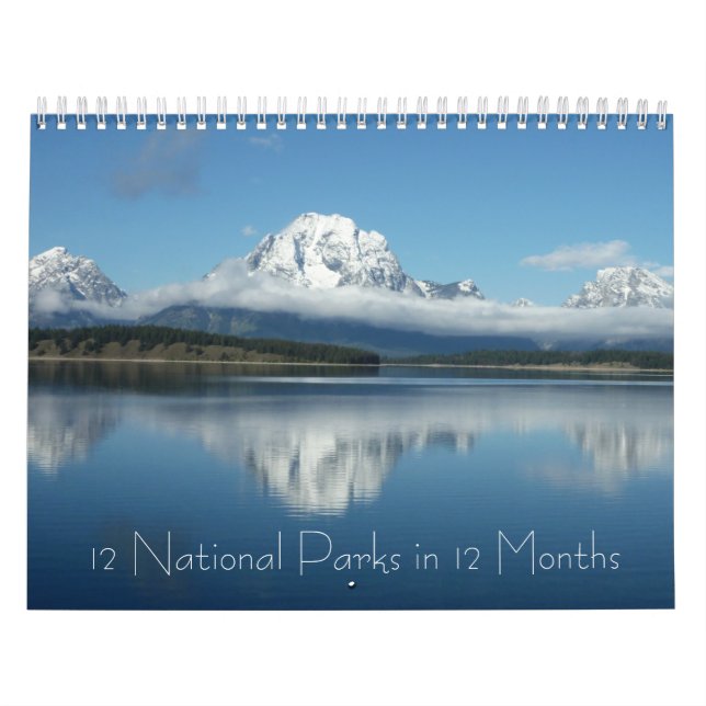 12 nationalparker på 12 månader, 7:e upplagan kalender (Omslag)