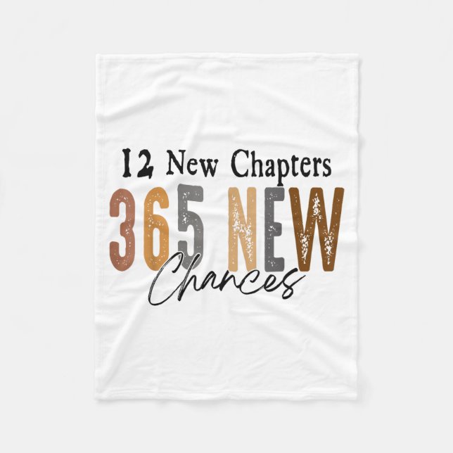 12 New Chapters 365 New Chances Family  Fleecefilt (Framsidan)