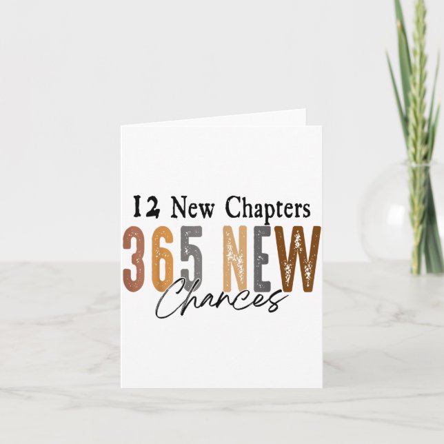 12 New Chapters 365 New Chances Family  Kort (Framsida)