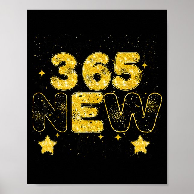 12 New Chapters 365 New Chances Happy New Year 202 Poster (Framsidan)