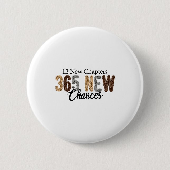 12 New Chapters 365 New Chances  Knapp (Framsida)