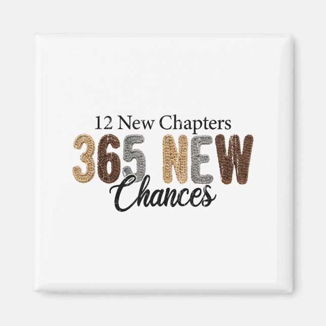 12 New Chapters 365 New Chances  Magnet (Framsidan)