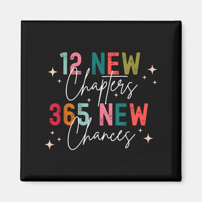 12 New Chapters 365 New Chances New Year's Eve 202 Magnet (Framsidan)