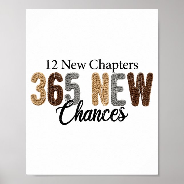 12 New Chapters 365 New Chances  Poster (Framsidan)