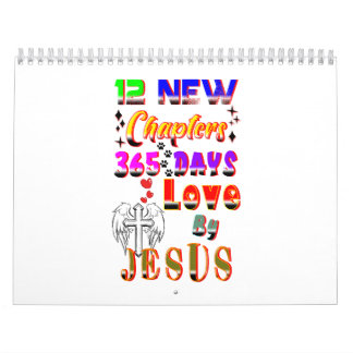 12 nya kapitel 365 dagar Kärlek av Jesus Kalender