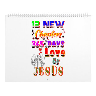12 nya kapitel 365 dagar Kärlek av Jesus Kalender