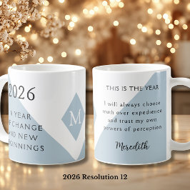 12. Nyårsresolution för 2026 År för förändring Kaffemugg