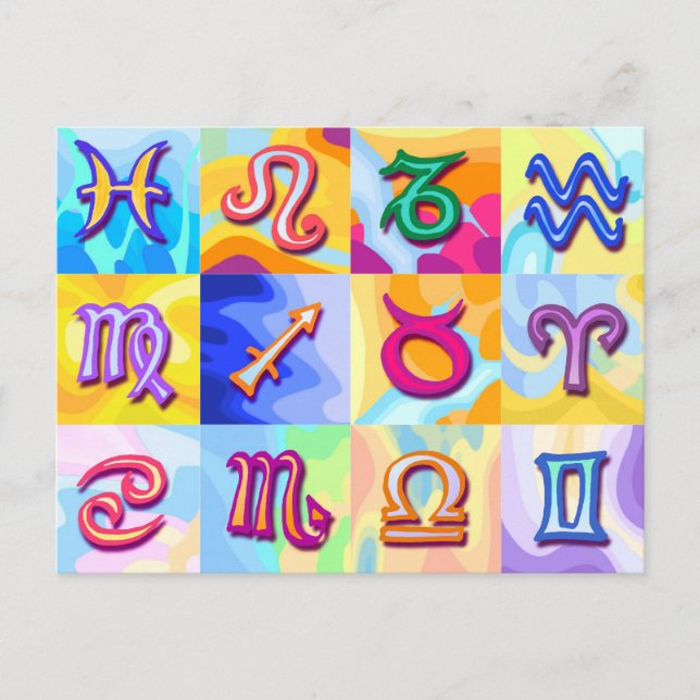 12 Parfymeringstecken Vykort (Framsida)