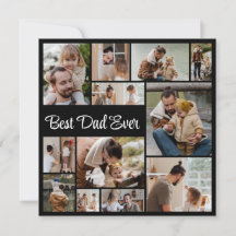 12 Photo Collage Fars dag Best Pappa någonsin