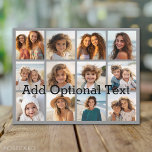 12 Photo Instagram Collage Pastel grått-bakgrund Vykort<br><div class="desc">Ett enkelt rutnät med dina favoritfoton staplade i ett fotokollage med 12 foton och ett textblock. Lägg till ditt favoritprogram bilder i den här roligten-mallen. Du kan använda Instagram-foton eller eventuella foton för det här rutnätet.</div>