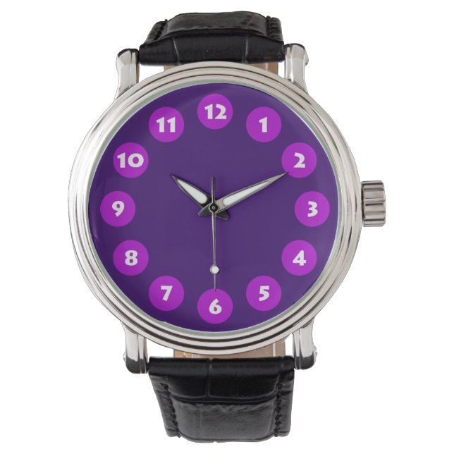 12 portar - Lilans nyans Armbandsur (Framsida)