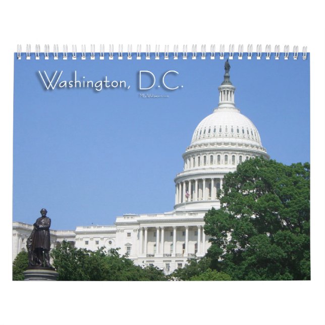 12 scener från Washington DC Calendar Kalender (Omslag)