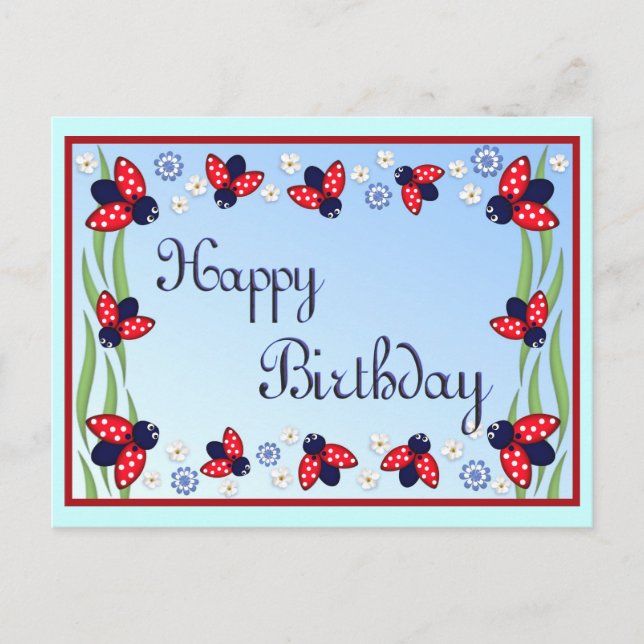 12 sjöbuggar vykort (Framsida)