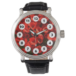 12 Spoter - Bed of Red Tulips Armbandsur