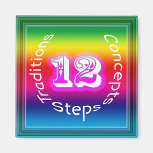 12 steg magnet