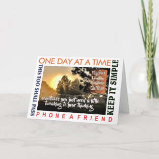 12-stegs återställningskort 25 kort