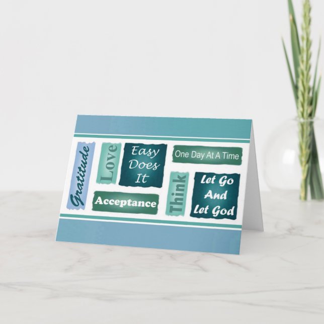 12-stegs inspirationskort kort (Framsida)