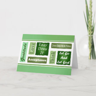 12-stegs inspirationskort kort