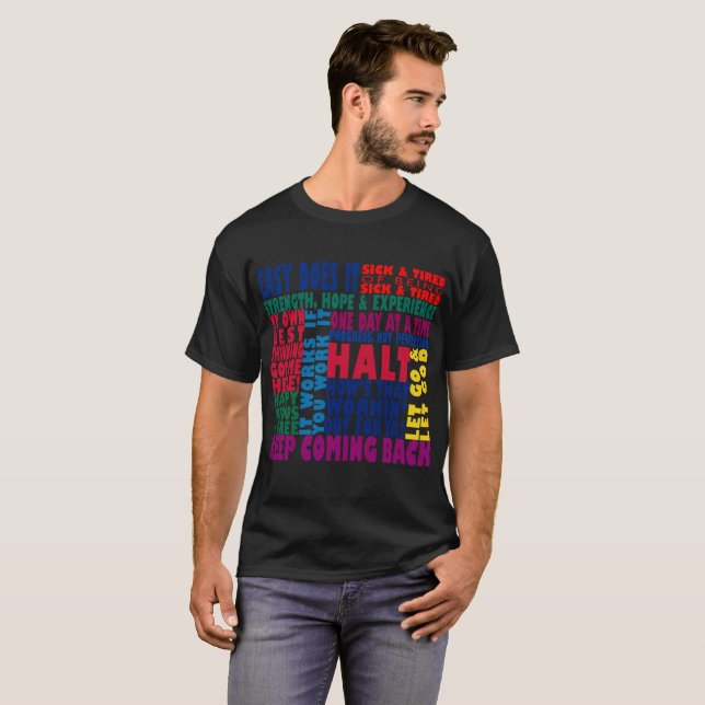 12 stegs lutningar t shirt (Hel framsida)