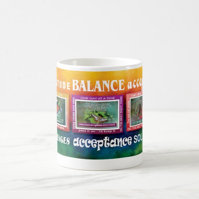 12 step recovery slogans coffee mug 26aa kaffemugg (Center)