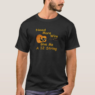 12 stränga gitarren t shirt