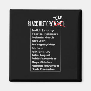 12 svarta historik - måndag Afrikas amerikanska s Magnet