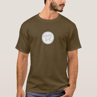 12! T-tröja för symbol 12seconds T-shirt