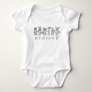 12 Tecknader Kaninbunjour Cute Baby Tee