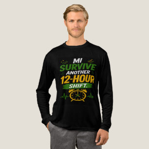12 timmars skift Specialanpassad jamaicansk CNA/Sj T Shirt