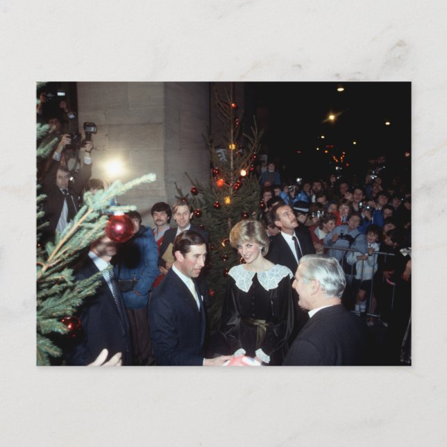 12 TRH Prince & Princess of Wales Mancheste Vykort (Framsida)