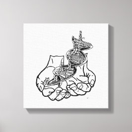 12 tum x 12 tum, 1,5 tum, enkel canvastryck