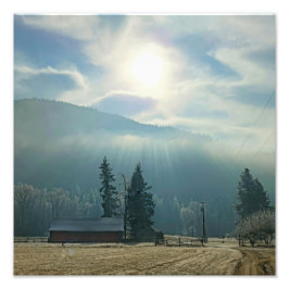 12-tums x12-tums fotoutskrift || Sol & Fog Fototryck
