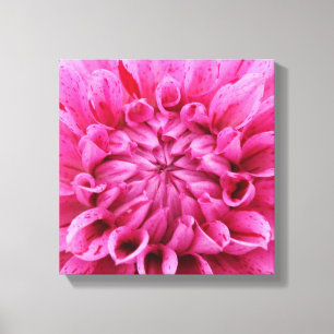 12-tums x 12-tums arbetsyta - Rosa blomma Canvastryck