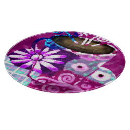 12-tumsskärmar av glas med konfektkonst av Abstrak