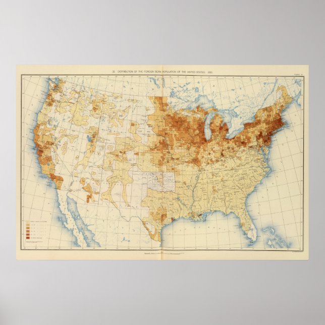 12 Utländskt född 1890 Poster (Framsidan)