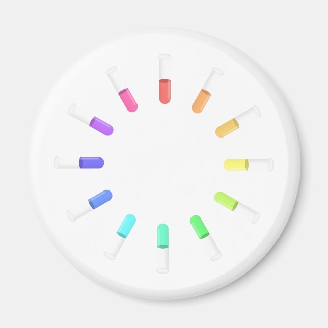 12 vätskor magnet (Framsidan)