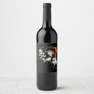 12 VINFLASKA ETIKETT
