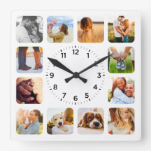 12 Vit vägglås med fotbeskurna hörn