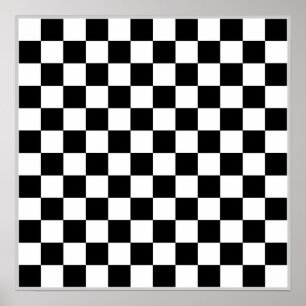 12 x 12 Checkerss MÄRKRE Board (Rutnät) Poster