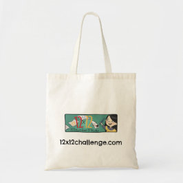 12 x 12 Painter Girl Tote Bag Tygkasse